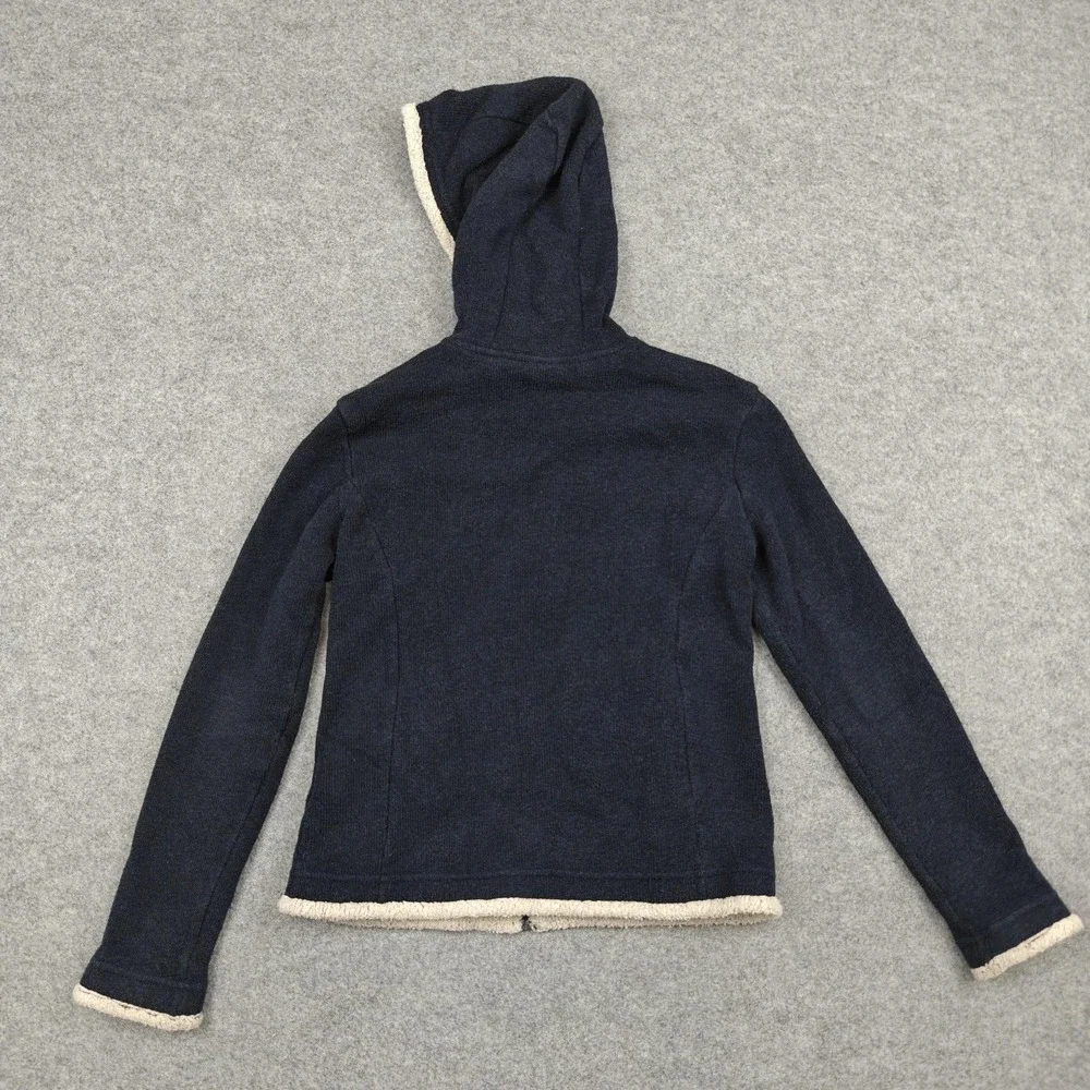 Kuhl Jacket Kids‎ 12 Blue Fleece Hooded Full Zip Lined Pockets Casual Warm